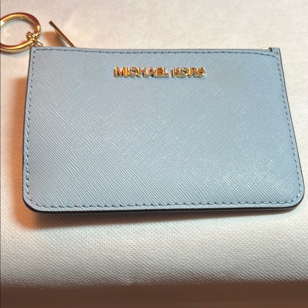 Michael Kors Beautiful Soft Blue Card Holder